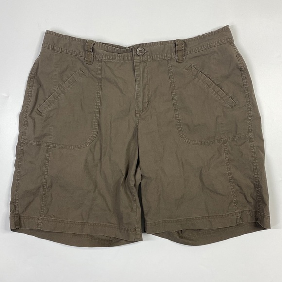 Columbia Brown 10" Inseam Outdoor Hiking Shorts Size 12 - Picture 1 of 6